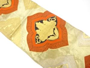 アンティーク　桐に更紗模様織り出し袋帯（材料）